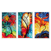 Paint by Numbers Triptych